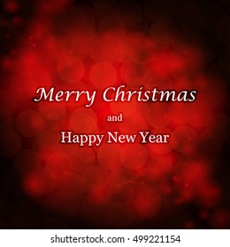 Abstract Christmas background and place for text. Vector Illustration.