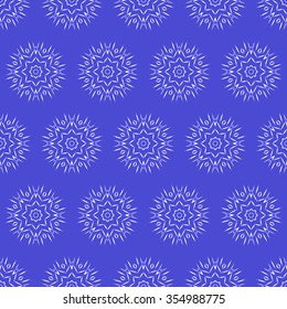 Abstract Christmas background. Seamless pattern with snowflakes. Vector illustration.