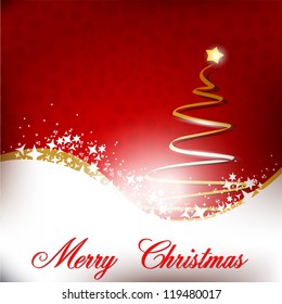 Abstract Christmas Background in shiny color vector Illustration.