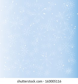 abstract Christmas background with snowflakes 