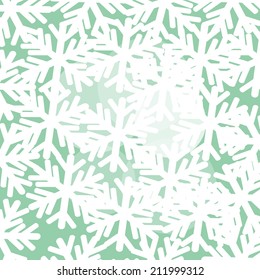 Abstract christmas background with snowflakes