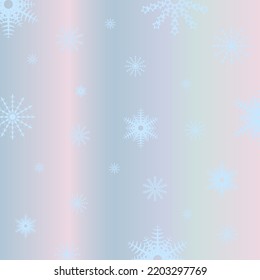 fondo navideño abstracto con copos de nieve