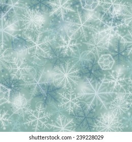 Abstract christmas background with snowflakes.