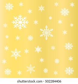 abstract Christmas background with snowflakes