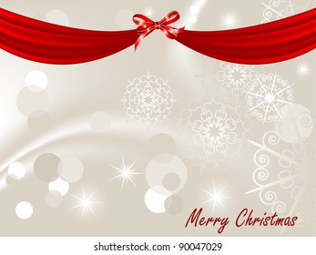 Abstract christmas background with snowflakes