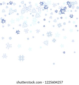Abstract Christmas background with  snowflakes. Vector illustration