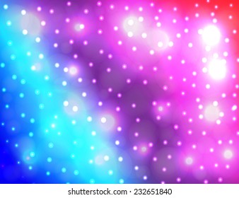 Abstract Christmas background with snowflakes. Vector illustration.