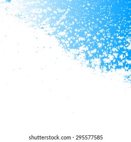 Abstract Christmas background with snowflakes. Vector illustration.