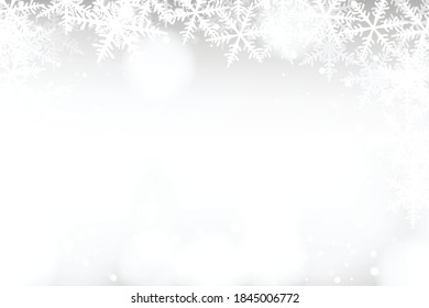 abstract Christmas background with snowflakes.winter card.