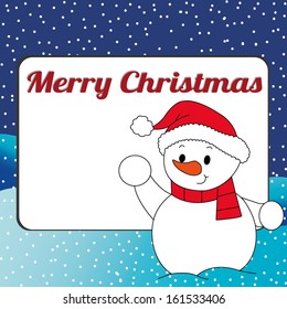 abstract christmas background with some funny objects
