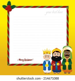 abstract christmas background with some special objects
