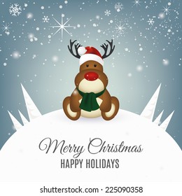abstract christmas background with some special objects