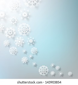 Abstract Christmas Background template with copyspace. EPS 10 vector