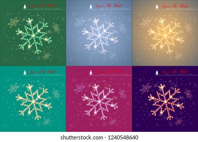 Abstract of Christmas Background and Template. Christmas Icon and Party Concept. Vector and Illustration, EPS 10.