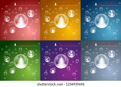 Abstract of Christmas Background and Template.  Christmas Tree and Party Concept. Vector and Illustration, EPS 10.
