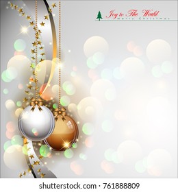 Abstract Christmas Background. Christmas Tree Concept. Vector and Illustration, EPS 10