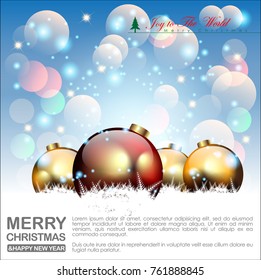 Abstract Christmas Background. Christmas Tree Concept. Vector and Illustration, EPS 10