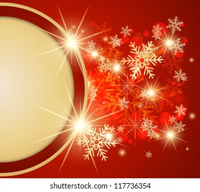 Abstract christmas background. Vector