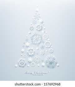 Abstract Christmas Background, vector