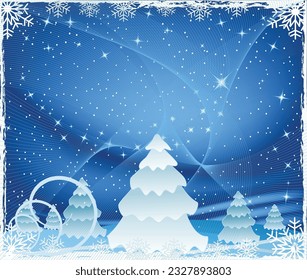 Abstract Christmas background - vector