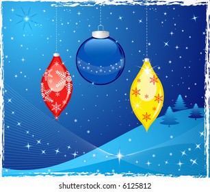 Abstract Christmas background vector