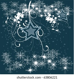 Abstract Christmas background vector