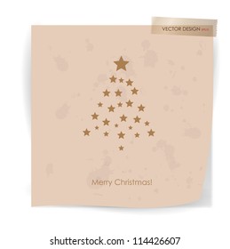 Abstract Christmas background, vector illustration.