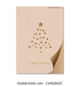 Abstract Christmas background, vector illustration.