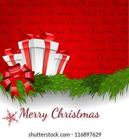 Abstract Christmas Background Vector Illustration eps 10