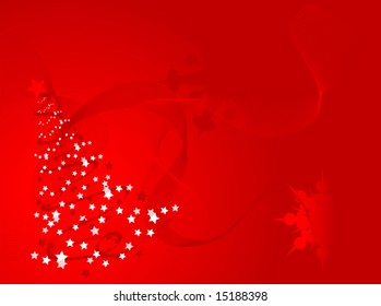Abstract christmas background - vector illustration