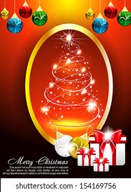 Abstract Christmas background vector illustration