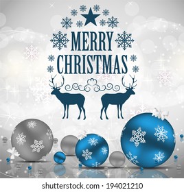 Abstract Christmas Background Vector Illustration