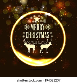 Abstract Christmas Background Vector Illustration