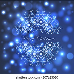 Abstract Christmas background . Vector Illustration. eps 10