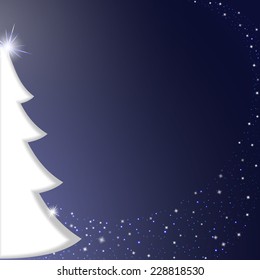 Abstract Christmas background. Vector illustration