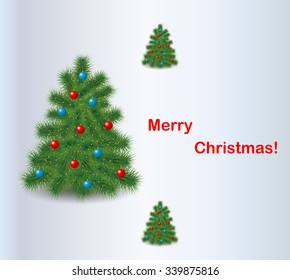 Abstract Christmas background . Vector illustration