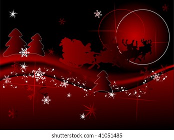 Abstract christmas background - vector illustration