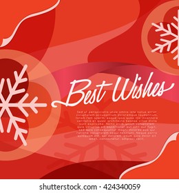 Abstract Christmas Background : Vector Illustration