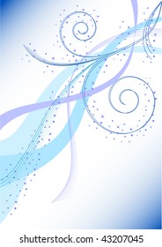 Abstract Christmas background. Vector Illustration.