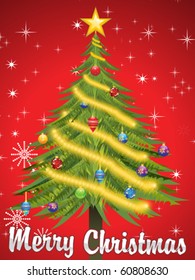 abstract christmas background vector illustration