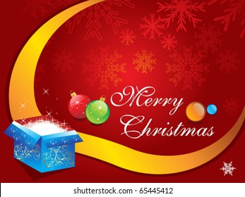 abstract christmas background vector illustration