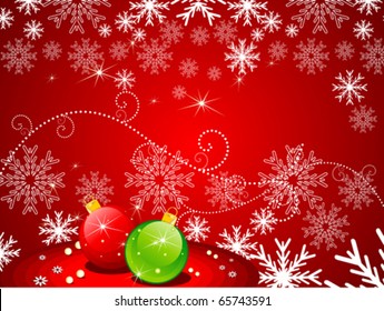abstract christmas background vector illustration
