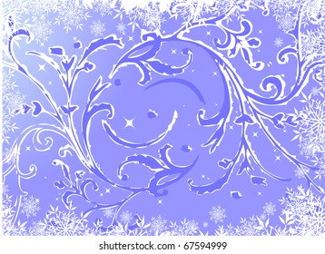 Abstract Christmas background, vector illustration