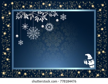 Abstract Christmas Background. Vector and Illustration, EPS 10