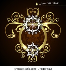 Abstract Christmas Background. Vector and Illustration, EPS 10