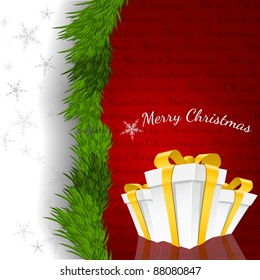 Abstract Christmas Background Vector Illustration eps 10