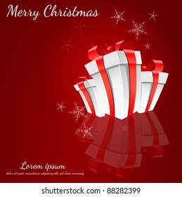 Abstract Christmas Background Vector Illustration eps 10