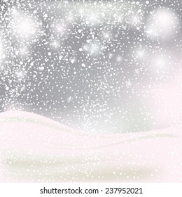 Abstrakter Weihnachtshintergrund. Winterhintergrund in grauem und weißem Hintergrund