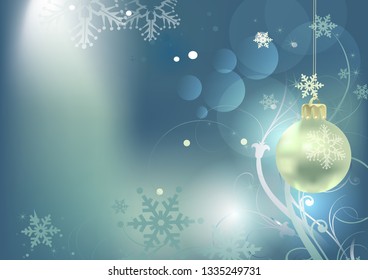 Abstract Christmas background for your design. Vector illustration