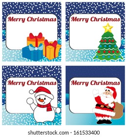abstract christmas backgrounds with some funny objects